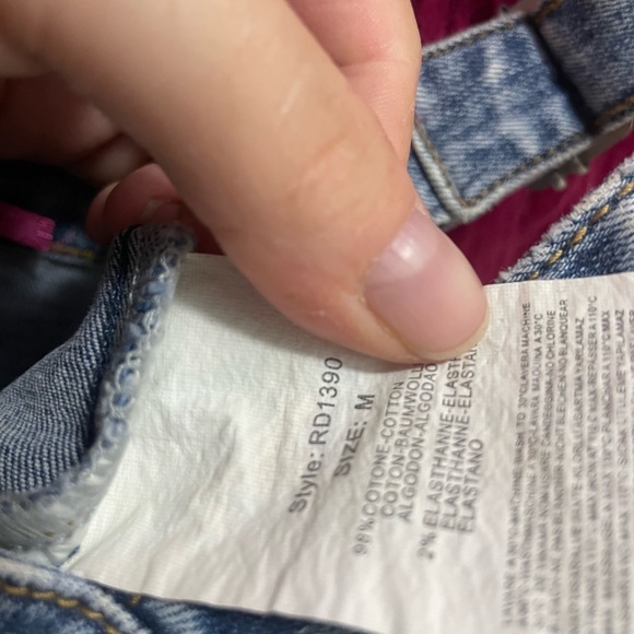 Nasty Gal Light Wash Denim Button Top - Picture 4 of 7